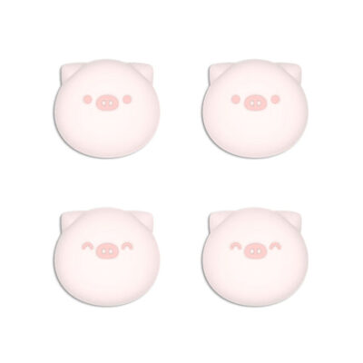 PlayVital Chubby Piggy Cute Switch Thumb Grip Caps, Joystic