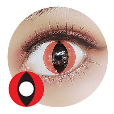 Sweety Crazy Cat Eye Red (1 Lens/Pack)