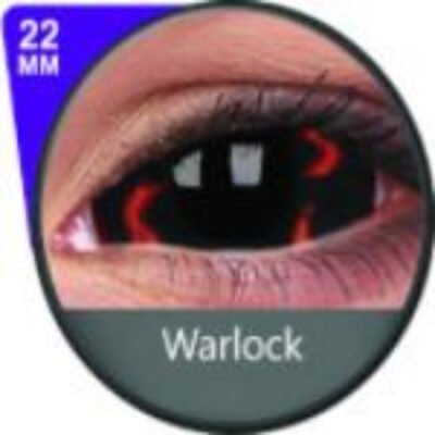 Phantasee Red Sclera Contacts Warlock (2 Lenses/Pack)