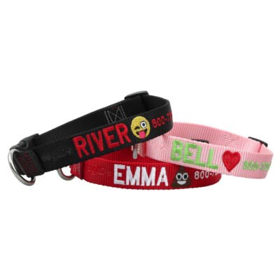 Custom Embroidered Emoji Collar