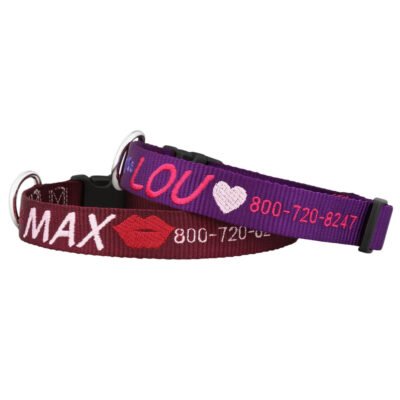 Custom Embroidered Valentine's Day Collars