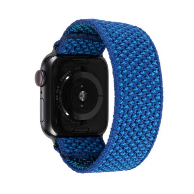 Tefeca Unity Series Elastic Compatible/Replacement Band for Apple Watch/Apple Watch Ultra  Blue Summer  38/40/41mm 42/44/45/49mm