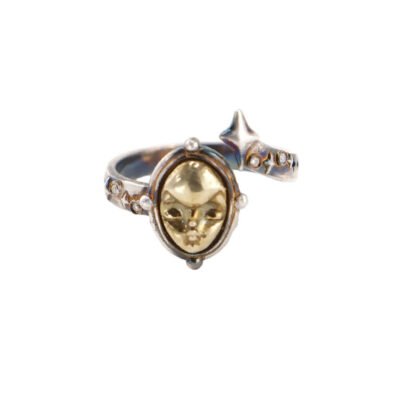 MUKTANK x QUANDO Lilith Star Silver Ring