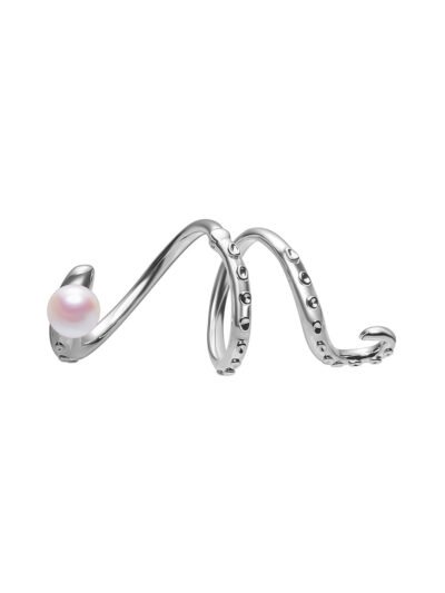 MUKTANK Octopus Leg Baroque Pearl Ring