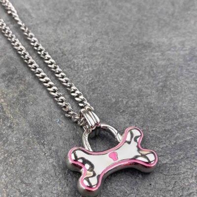 MUKTANK X WHITEHOLE Black Bone Necklace