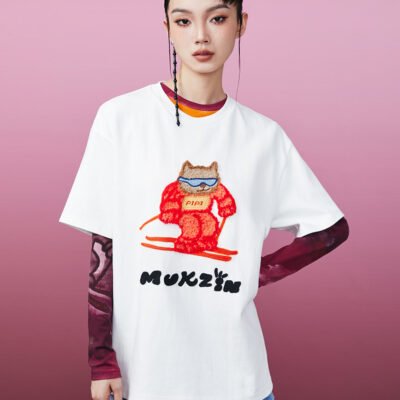 MUKZIN Classic Loose Casual Comfortable T-shirt 2-colors