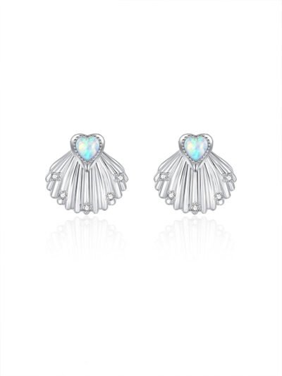 MUKTANK x SUN HUNTER Opal Shell Earrings
