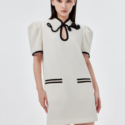 MUKZIN Slim Classic Solid Color Lady Dress