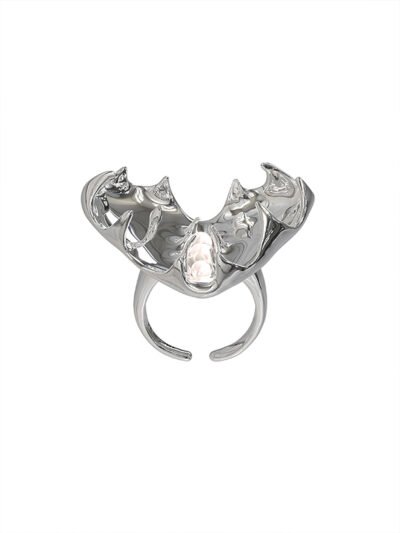 MUKTANK X PEARLONA Dangerous Garden -Venus Flytrap Heart-shaped Pearl Ring