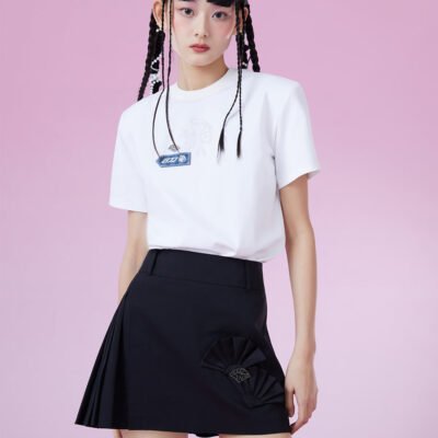 MUKZIN Suitable White Classic Fresh Cool T-shirts