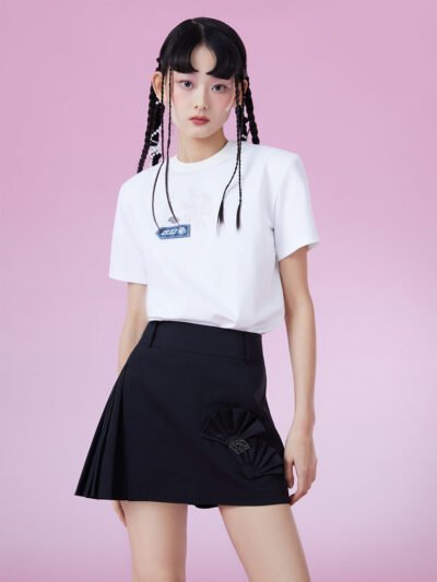 MUKZIN Suitable White Classic Fresh Cool T-shirts
