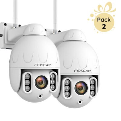 BOGO  Foscam SD4 2K Outdoor 2.4/5gHz WiFi PTZ Security Camera