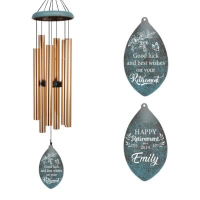 Astarin Personalized Wind Chimes for Retirement,Happy Retirement WindChimes Gifts-051