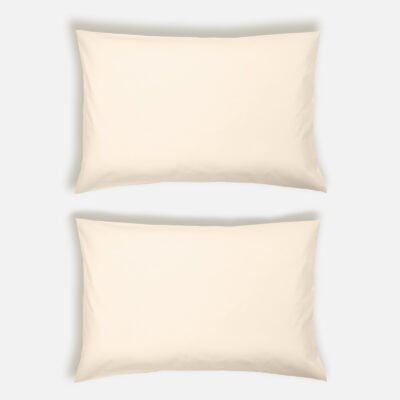 n home 200 Thread Count 100% Organic Cotton Pillowcase Pair - Natural