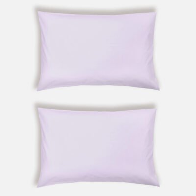 n home 200 Thread Count 100% Organic Cotton Pillowcase Pair - Lilac