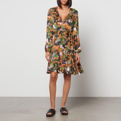 Stine Goya Women's Rania Midi Dress - Artist Canvas At Night