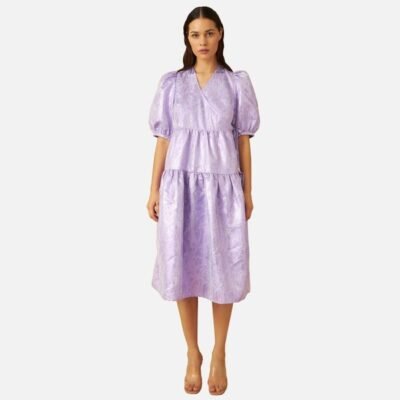 CRAS Mikacras Jacquard Wrap Dress