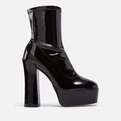 Stuart Weitzman Women’s Skyhigh Stuart Leather Platform Boots