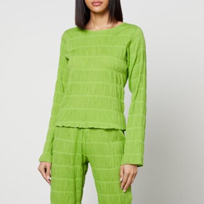 Rsum Rhett Gathered Cotton-Blend Blouse