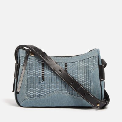 See By Chlo Hana Denim Leather Mini Hobo Bag