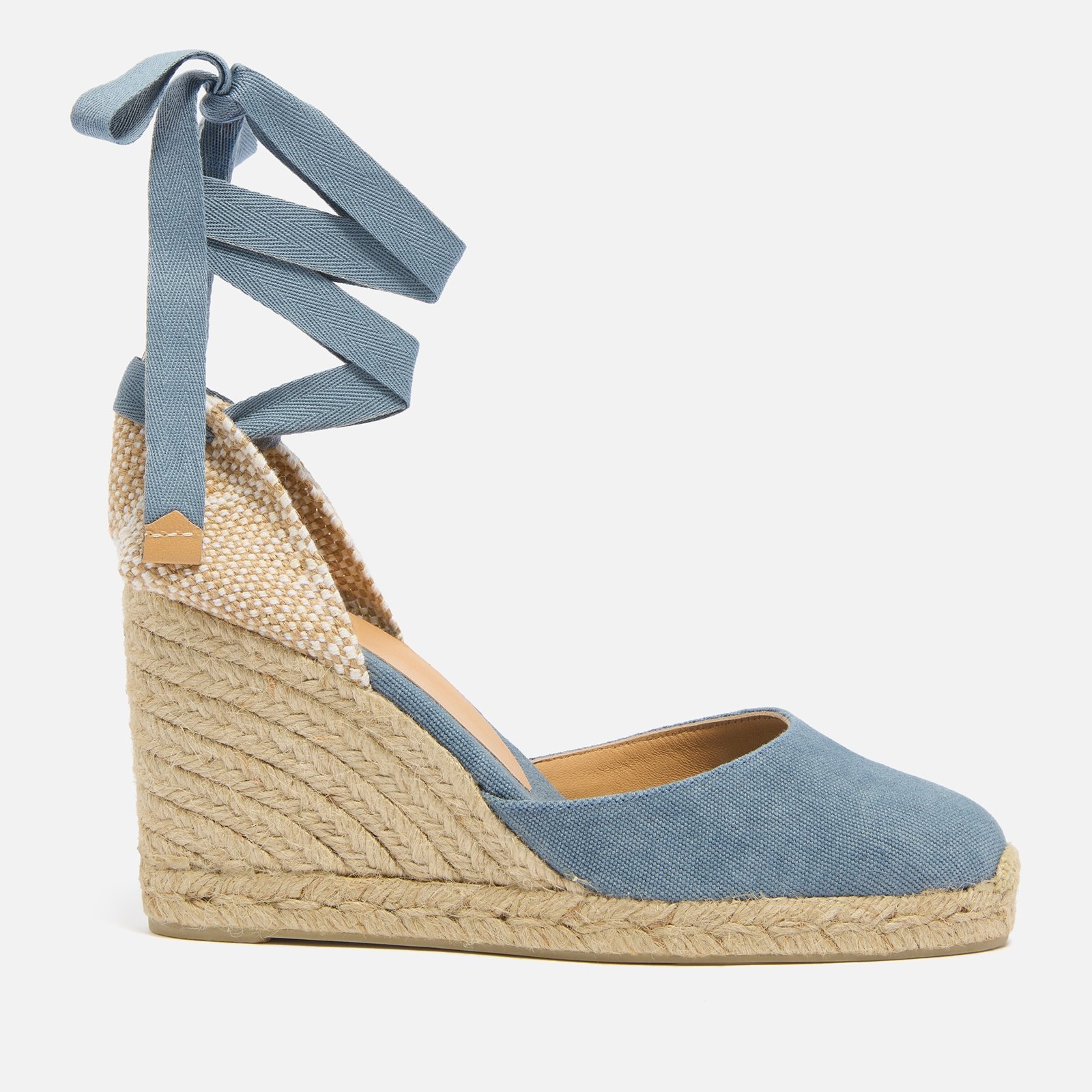 Castaer Women's Carina Canvas Espadrille Wedge Sandals
