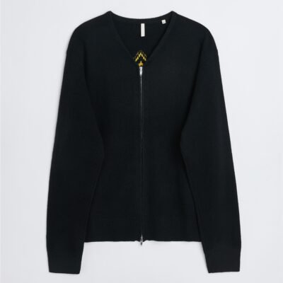 Sunflower Movie Intarsia-Knit Cardigan