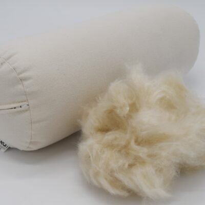 Neck Roll Cervical Sleep Support Pillows Organic Kapok, 100% Organic Cotton Fabric