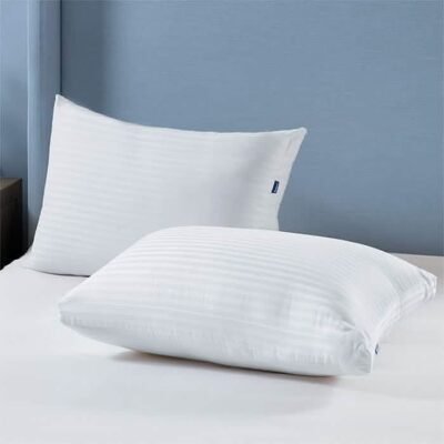GentleSoft Adjustable Layer Loft Cotton Cover Pillows 2pk
