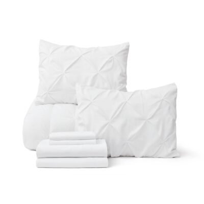 GentleSoft Pintuck Bed-in-a-Bag