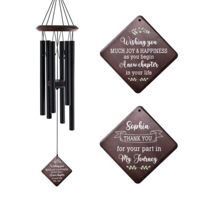 Astarin Personalized Wind Chimes for Retirement,Happy Retirement WindChimes Gifts-040
