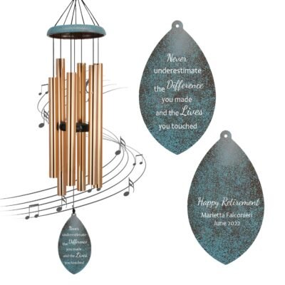 Astarin Personalized Wind Chimes for Retirement,Happy Retirement WindChimes Gifts-008