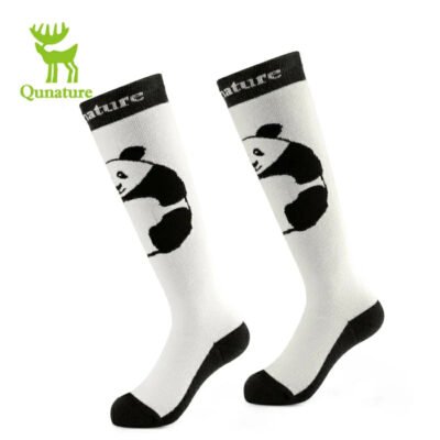 Qunature Kids Panda Ski Socks  Heat Retaining Winter Warmth