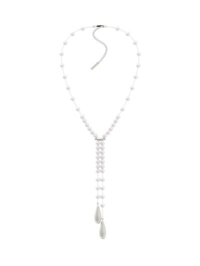 MUKTANK  SUN HUNTER Broken Feeling Pearl Water Drop Necklace