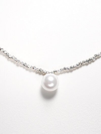 MUKTANK Chip Silver Single Bead Pendant