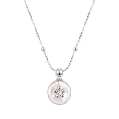 MUKTANK x SUN HUNTER Round Freshwater Pearl Necklace
