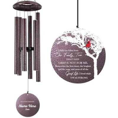 Astarin Personalized Memorial Wind Chimes,Sympathy Gift for loss of loved ones-098