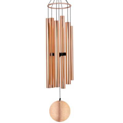 Metal Ring Series Wind Chimes-45 Inch Gold