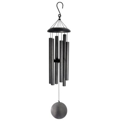 36 Inch Metal Series Large Metal Wind Chimes Gray