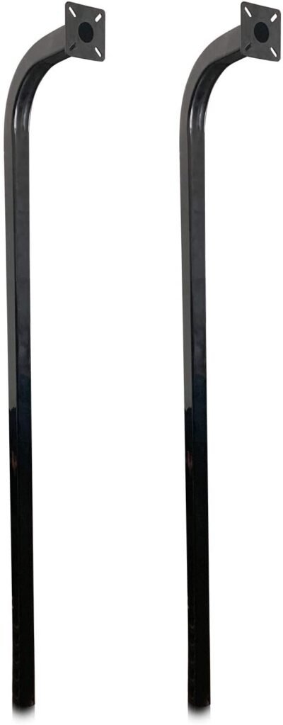 Gate Pedestal Entrance Intercom Pedestal 72” In Ground Burial Heavy Duty 13” Sweep Gooseneck Mount 2PACK EG092