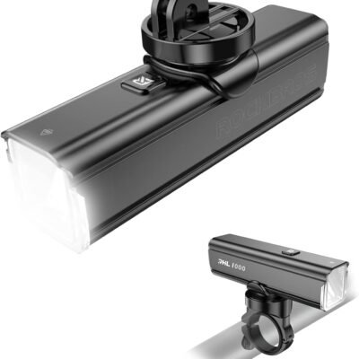 ROCKBROS RHL1000 Bike Headlight 1000 Lumens 4500 mAh IPX6 Waterproof