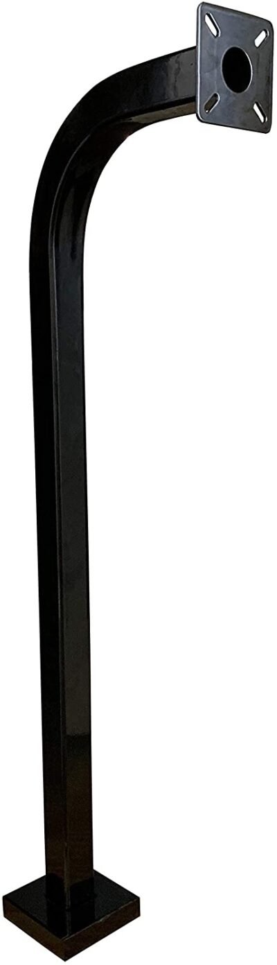 EG088 Eagle Keypad Gooseneck Pedal Mount 42" Universal Powder Coated Heavy Duty Pad Mount 1/8” Steel
