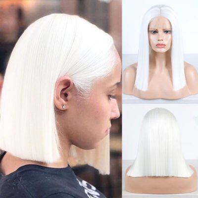 Shades of  White T Lace Front Wig