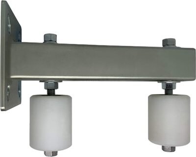 Adjustable Slide Gate Guide Rollers 3" & 6” Dual Hard UHMW