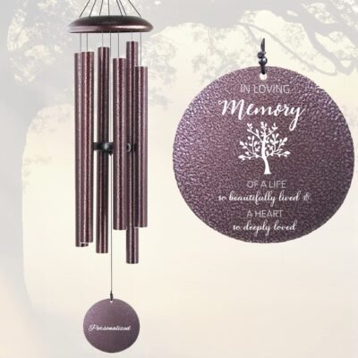 Astarin Personalized Memorial Wind Chimes,Sympathy Gift for loss of loved ones-099
