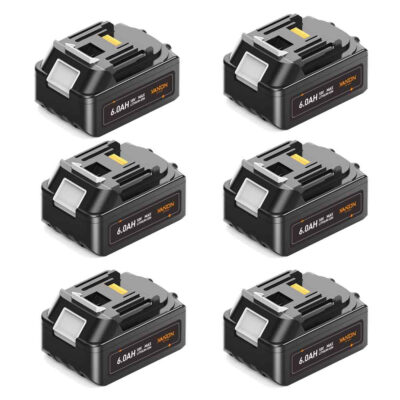 For Makita 18V Battery 6.0Ah Replacement  BL18060B Batteries 6 Pack