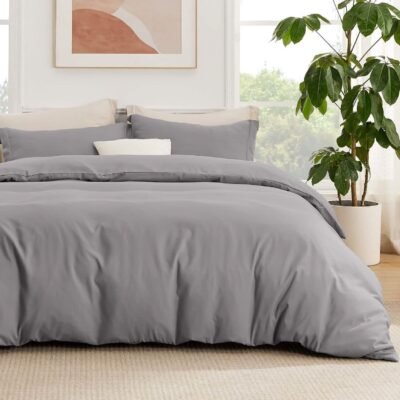 GentleSoft Brushed Microfiber Duvet Cover Sets With Fitted Sheet