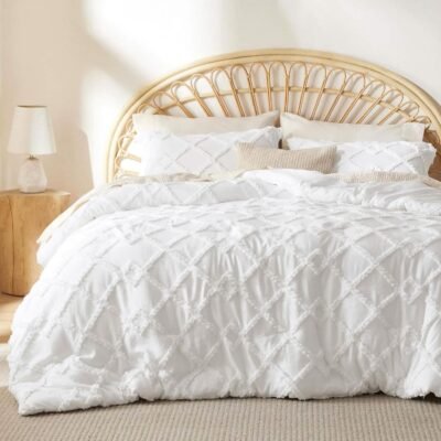 GentleSoft Tufted Embroidery Comforter Set
