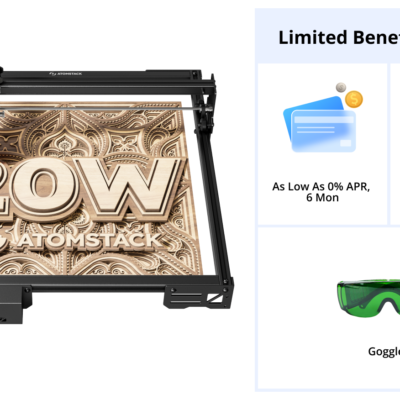 【99% New Refurbished】AtomStack A20 Pro V2 Laser Engraver