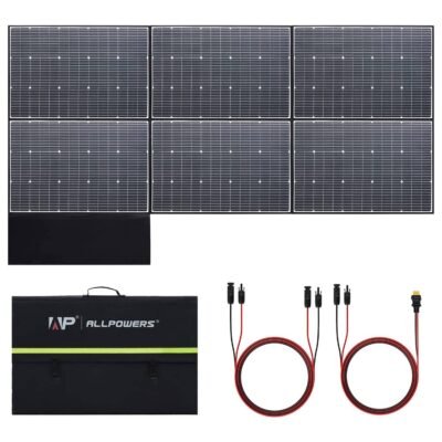 ALLPOWERS SP039 Monocrystalline Portable Solar Panel 600W（Refurbished）