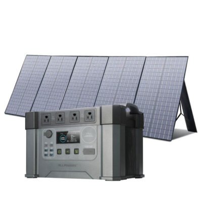 ALLPOWERS Solar Generator Kit 2400W (S2000 Pro  SP037 400W Solar Panel)